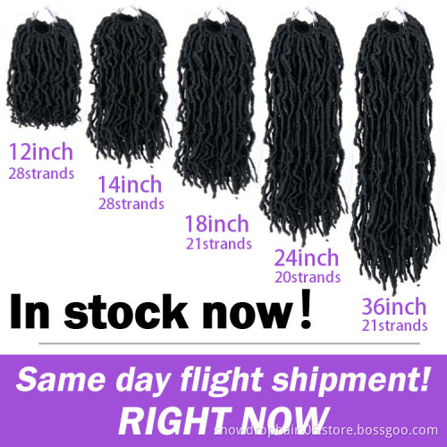 Hot Selling locs 1b full meche curly 26 faux sell braiding bair braids